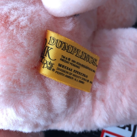 Vintage Plush 24K Polar Puff Pigalilly Dumplings Hand Puppet - Picture 10 of 11